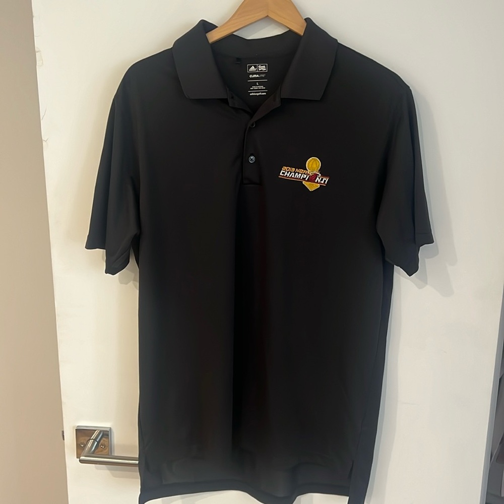 Adidas Miami Heat 2013 NBA Champions Polo Size L